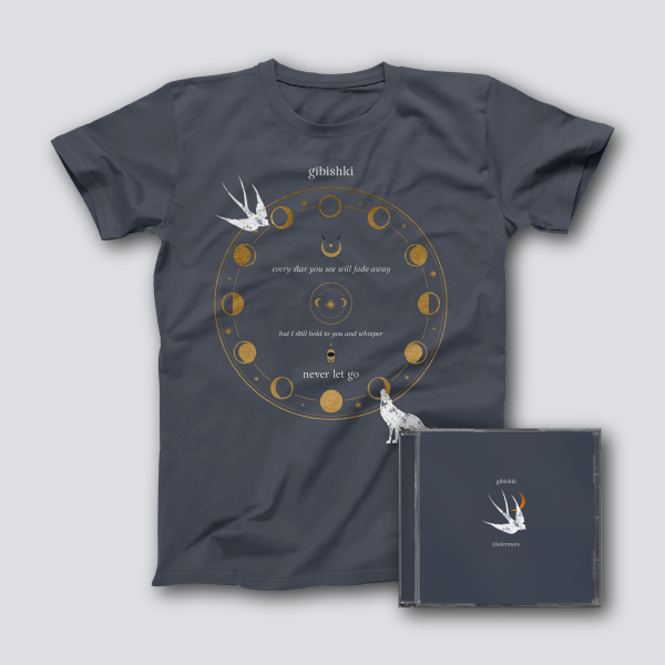 Gibishki – Seaferer Bundle: Tindermare [CD] + Exclusive T-Shirt. Set featuring the debut album and a premium Peruvian cotton tee.